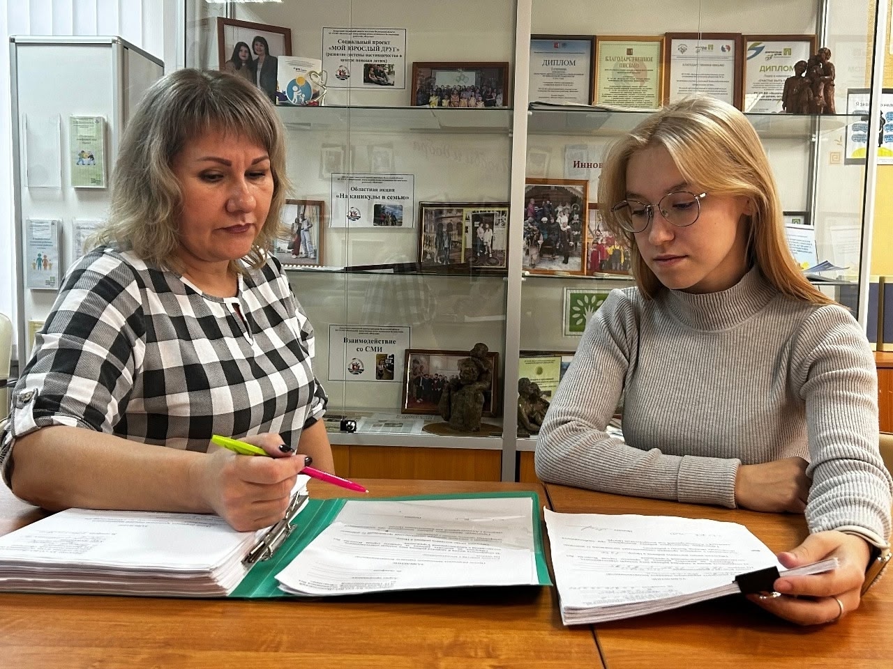 Штат сотрудников Вологодского центра помощи детям "Флагман" пополнился молодым кадрами